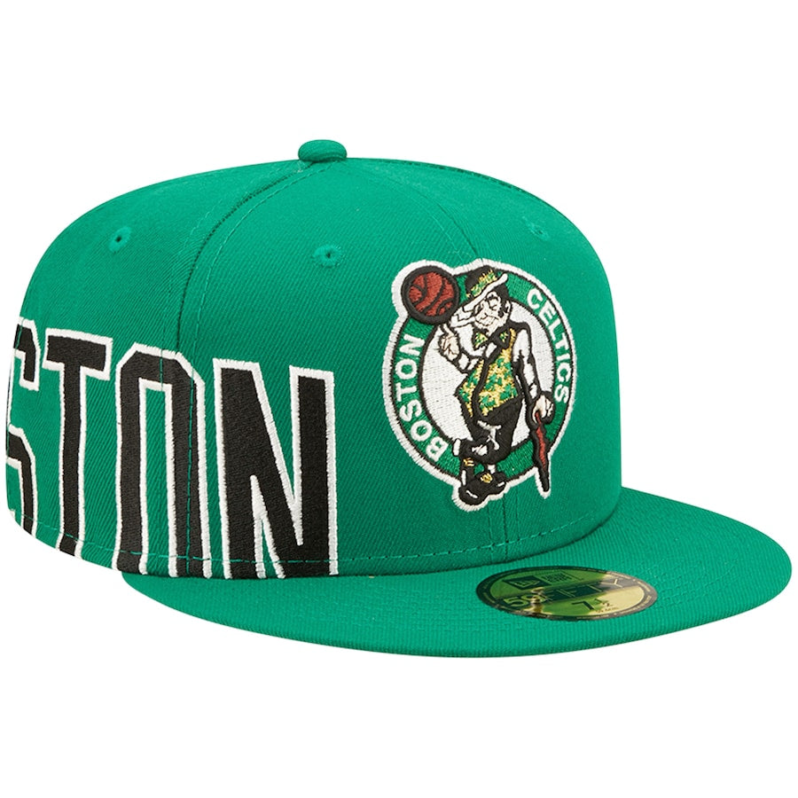 New Era Boston Celtics Kelly Green Side Split 59FIFTY Fitted Hat