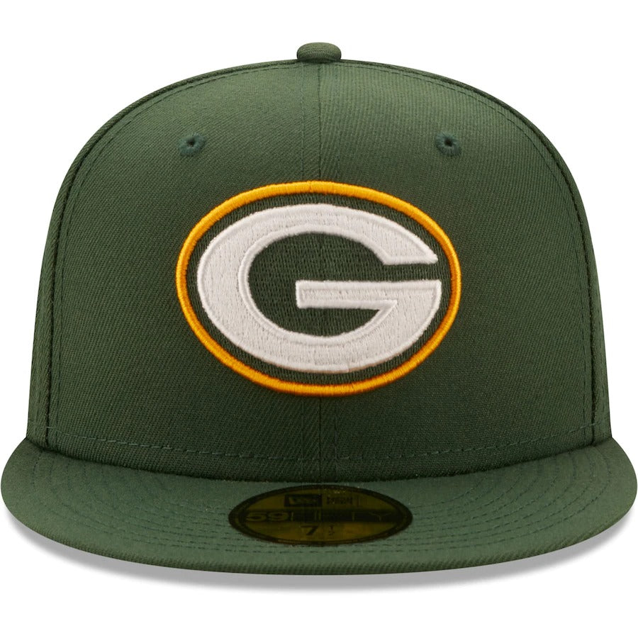 New Era Green Green Bay Packers 4x Super Bowl Champions 59FIFTY Fitted Hat