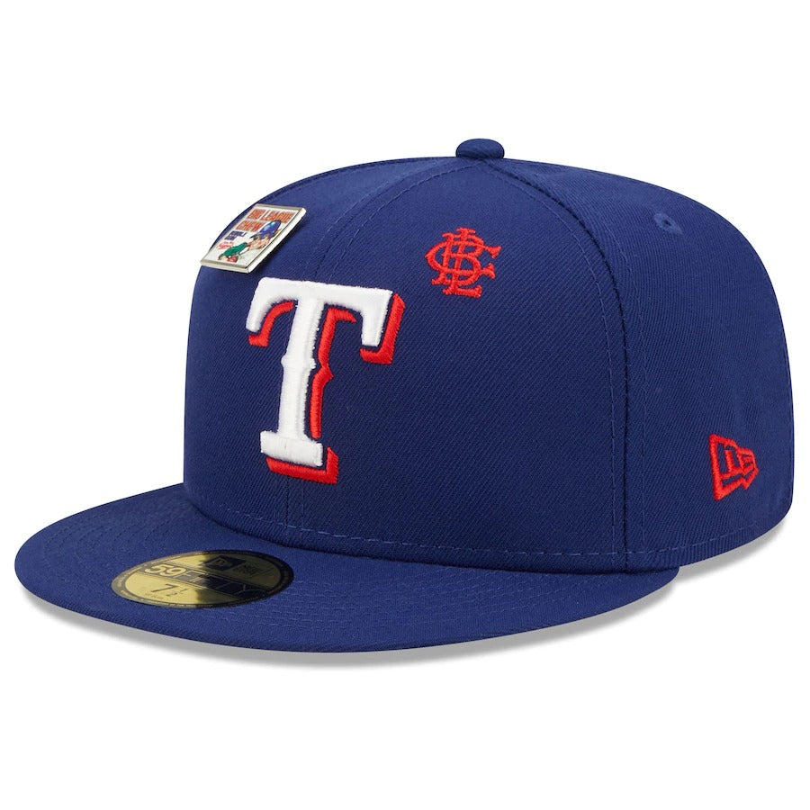 New Era MLB x Big League Chew Texas Rangers Royal 59FIFTY Fitted Hat