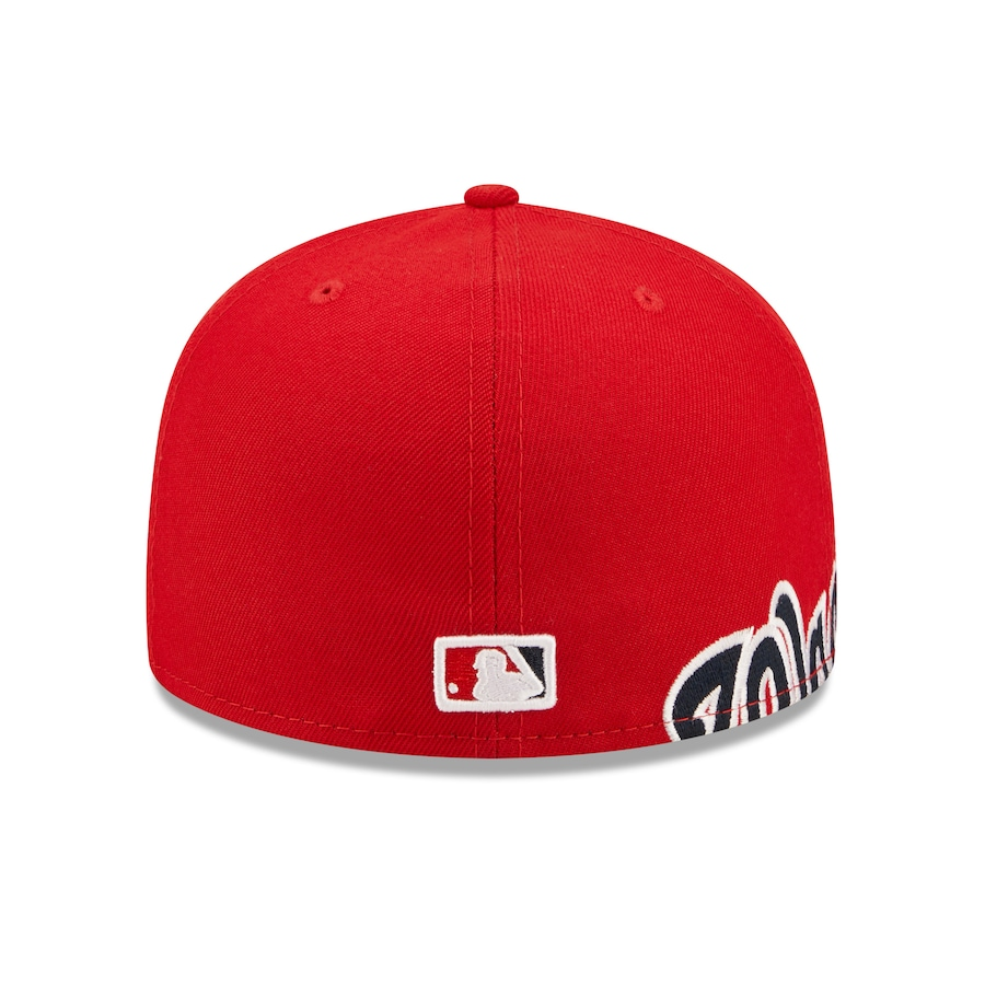 New Era Washington Nationals Red Sidesplit 59FIFTY Fitted Hat