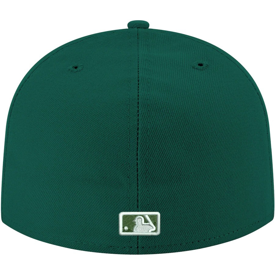 New Era Cincinnati Reds Dark Green Logo 59FIFTY Fitted Hat