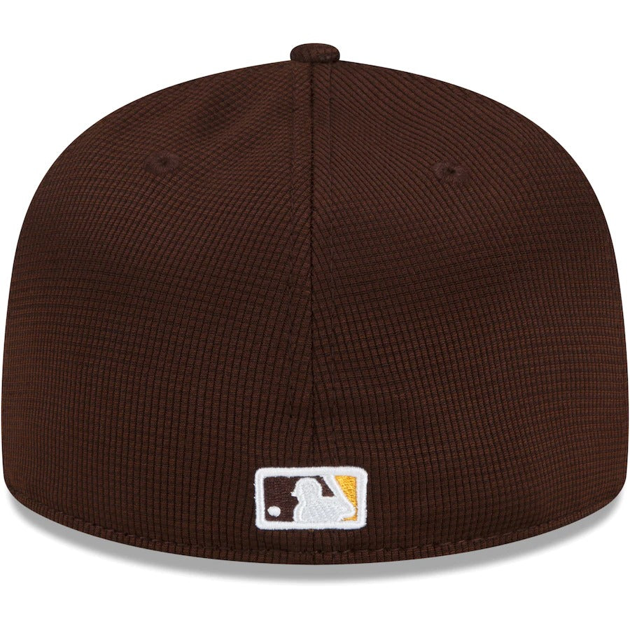 New Era San Diego Padres Brown 2022 Clubhouse 59FIFTY Fitted Hat