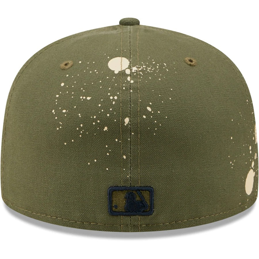 New Era Boston Red Sox Olive Splatter 59FIFTY Fitted Hat