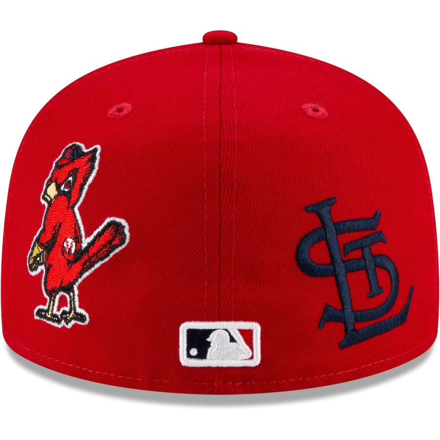 New Era St. Louis Cardinals Red Patch Pride 59FIFTY Fitted Hat