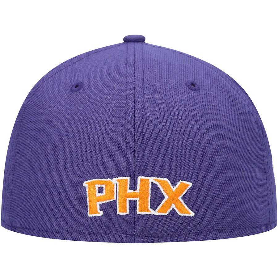New Era Purple Phoenix Suns Team Logoman 59FIFTY Fitted Hat