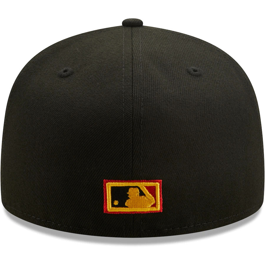 New Era Black Cleveland Indians 2019 MLB All-Star Game Gold Undervisor 59FIFTY Fitted Hat
