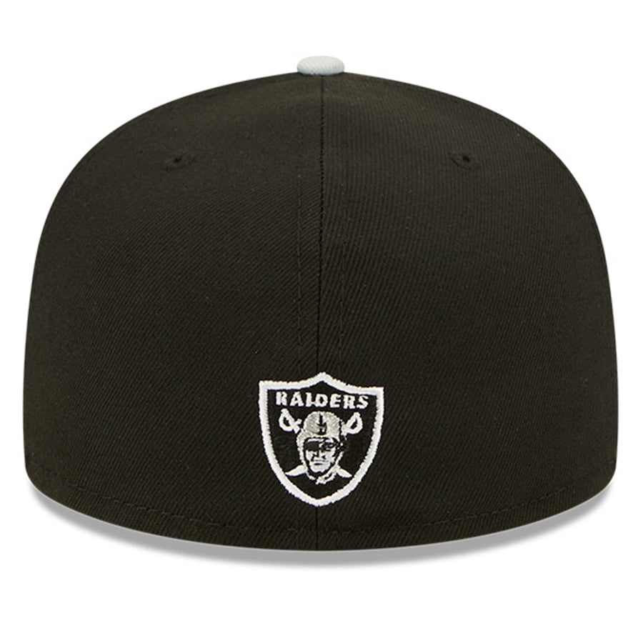 New Era Las Vegas Raiders Black/Gray 2022 NFL Draft On Stage 59FIFTY Fitted Hat