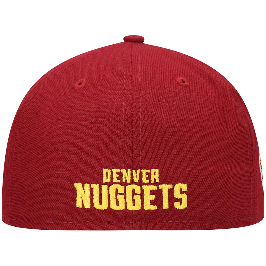 New Era Red Denver Nuggets Team Logoman 59FIFTY Fitted Hat