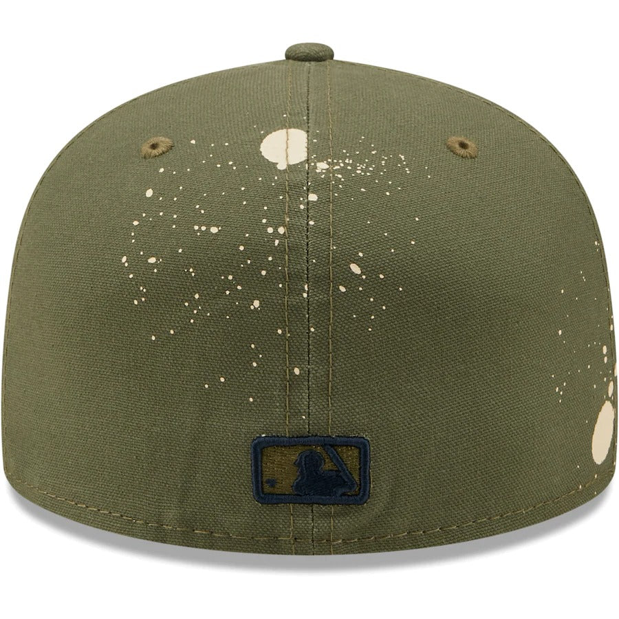 New Era New York Yankees Olive Splatter 59FIFTY Fitted Hat