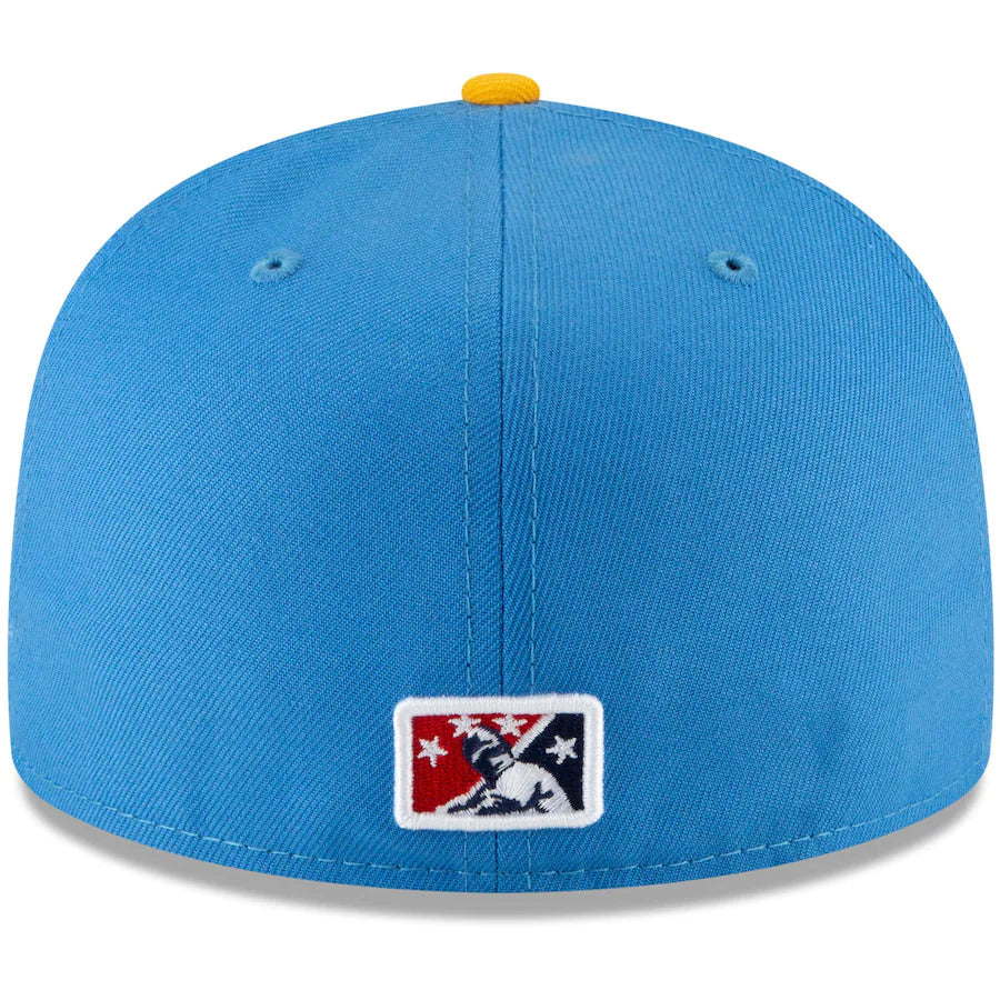 New Era Blue Lakewood Blueclaws Alternate Logo Game Authentic Collection On-Field 59FIFTY Fitted Hat