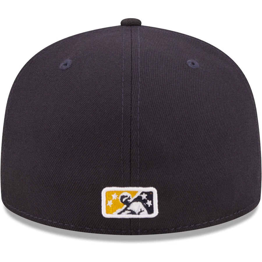New Era Charleston RiverDogs Navy Authentic Collection 59FIFTY Fitted Hat