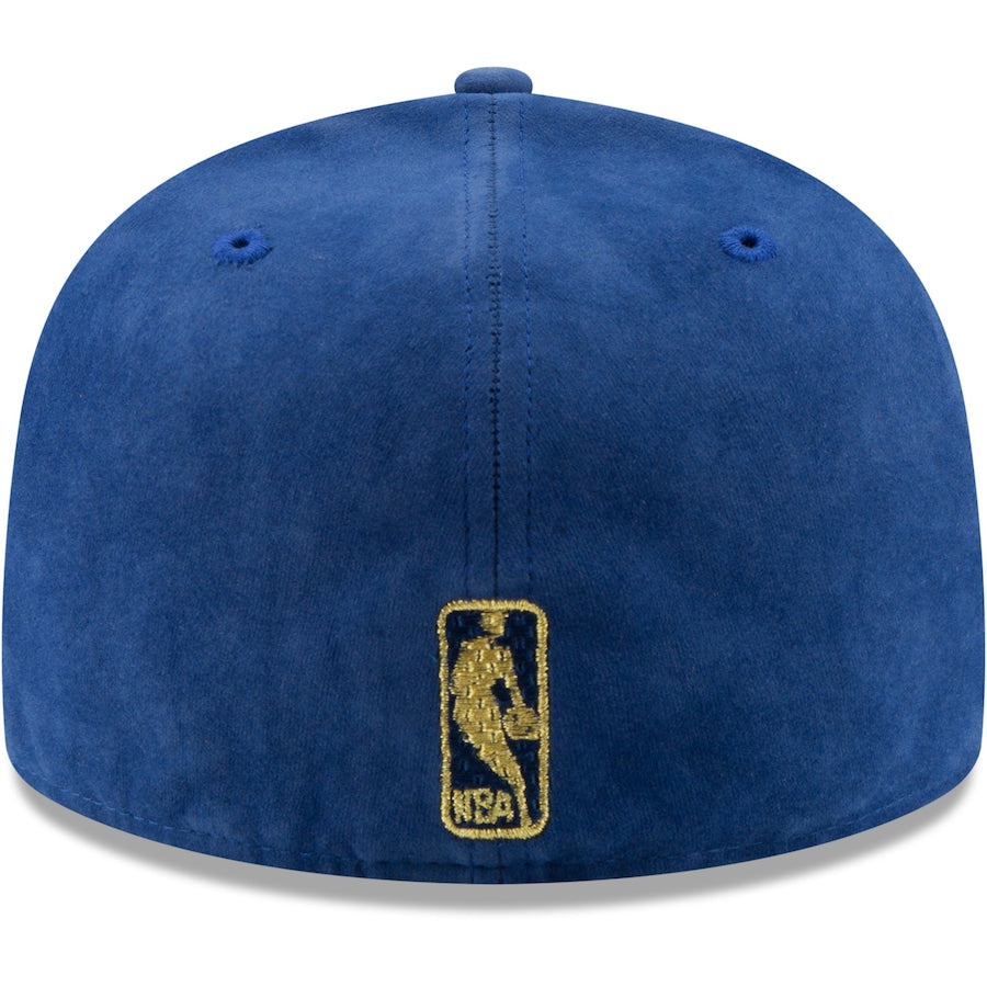New Era Blue New York Knicks Vivid Velvet 59FIFTY Fitted Hat