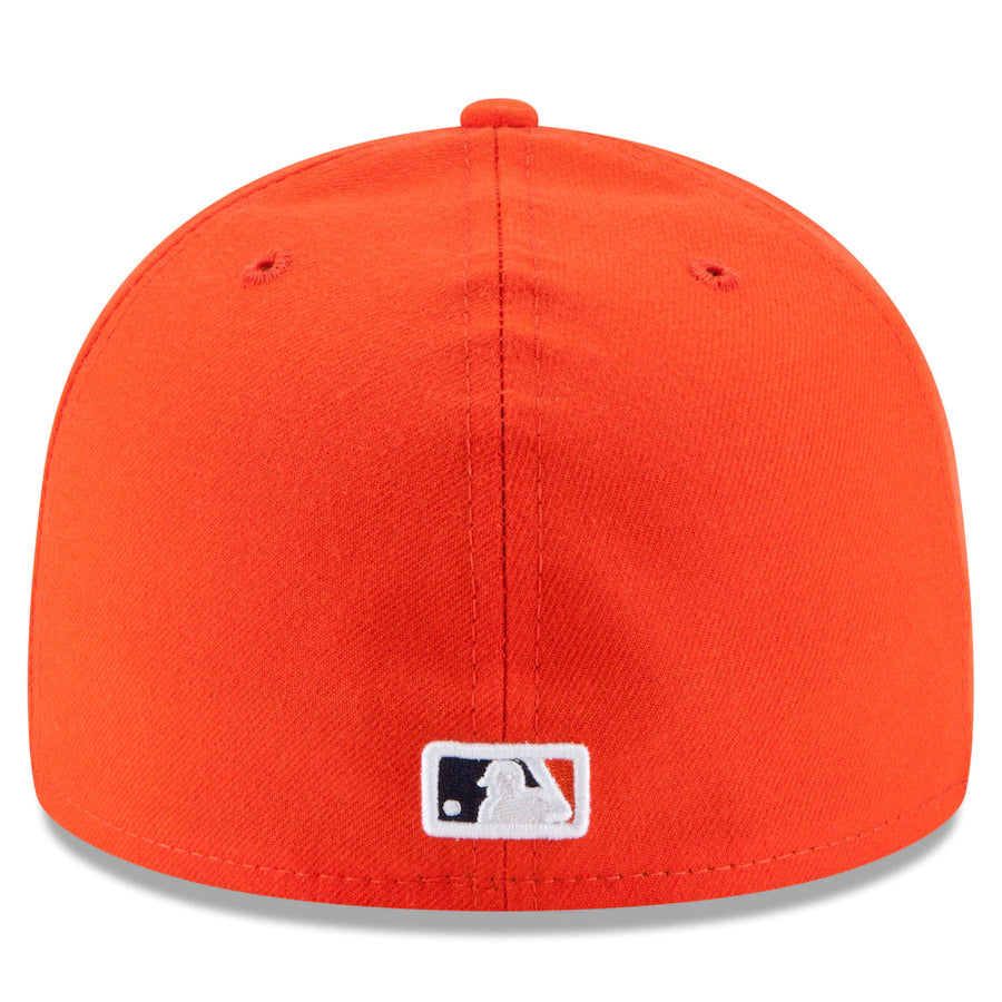 New Era Orange/Navy Houston Astros Alternate Authentic Collection On-Field 59FIFTY Fitted Hat
