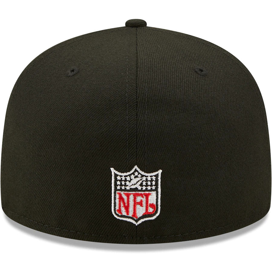 New Era Black San Francisco 49ers Red Undervisor Super Bowl XXIX Side Patch 59FIFTY Fitted Hat