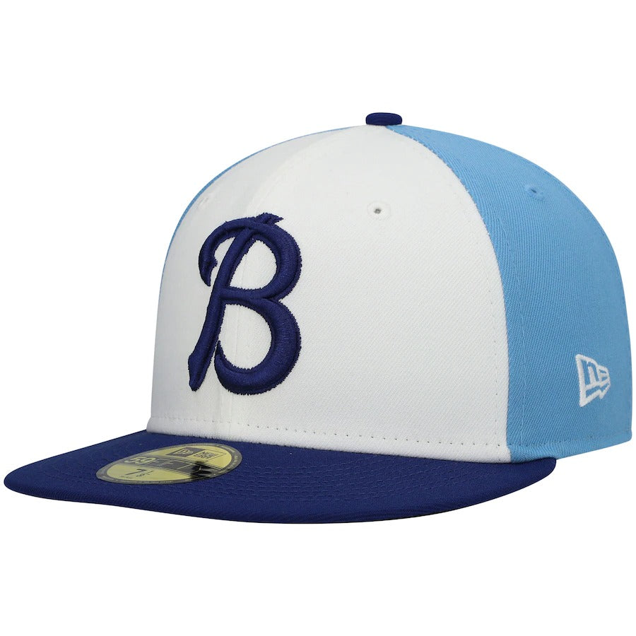 New Era Buffalo Bisons White Authentic Collection Team Alternate 59FIFTY Fitted Hat
