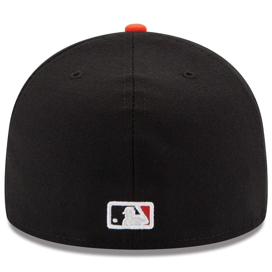 New Era Baltimore Orioles Fitted Hat w/ Air Jordan 1 Retro High OG 'Electro Orange'