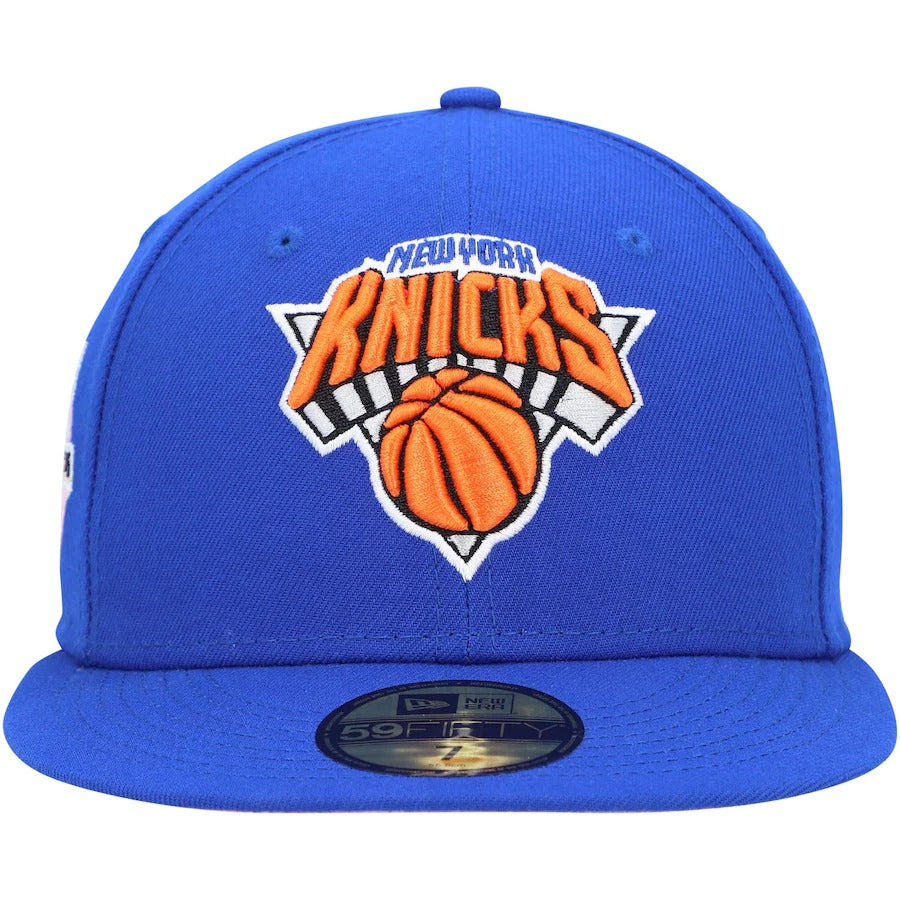 New Era New York Knicks Royal Est. '46 Side Patch Collection Fitted Hat