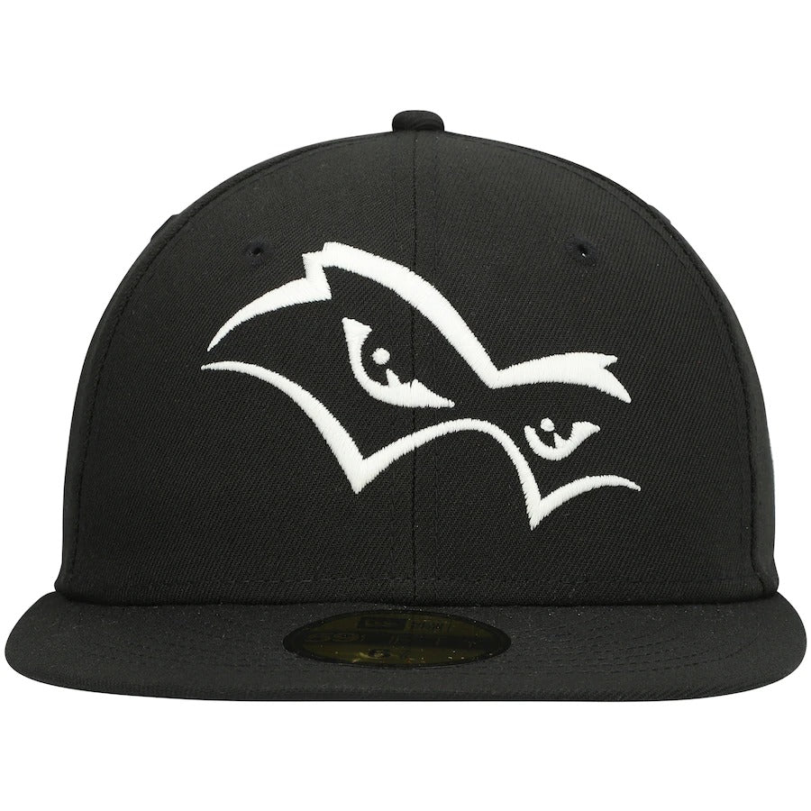 New Era Quad Cities River Bandits Black Authentic Collection Team Alternate 59FIFTY Fitted Hat
