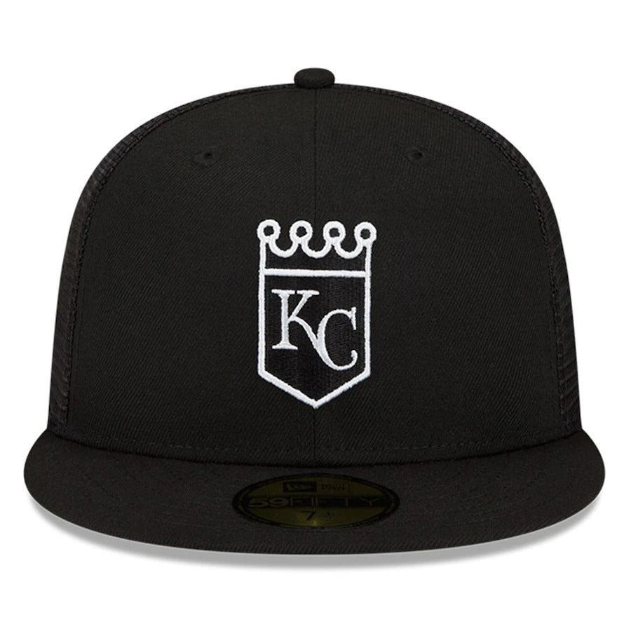 New Era Kansas City Royals Black 2022 Batting Practice 59FIFTY Fitted Hat