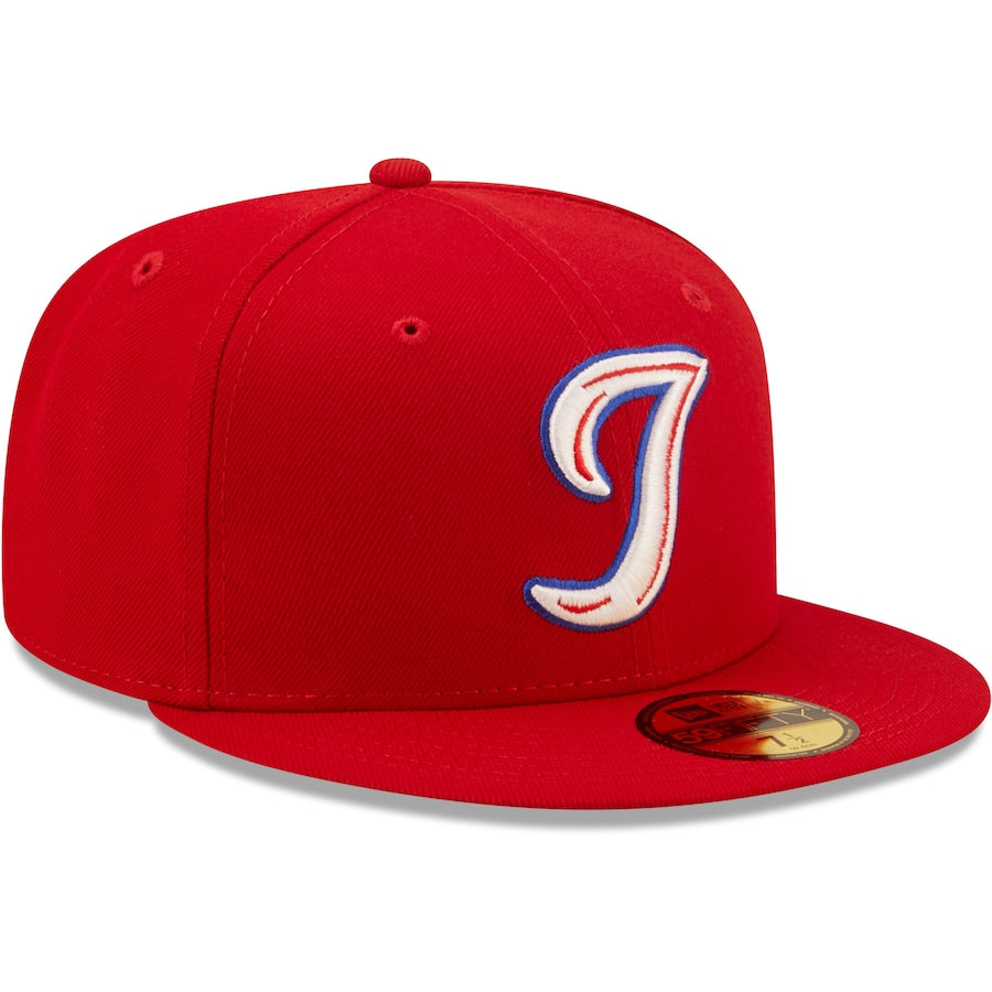 New Era Tulsa Drillers Red Authentic Collection 59FIFTY Fitted Hat