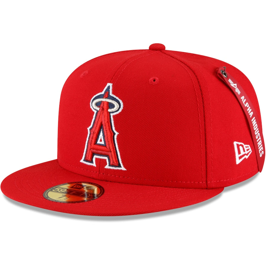 New Era x Alpha Industries Los Angeles Angels Red 59FIFTY Fitted Hat