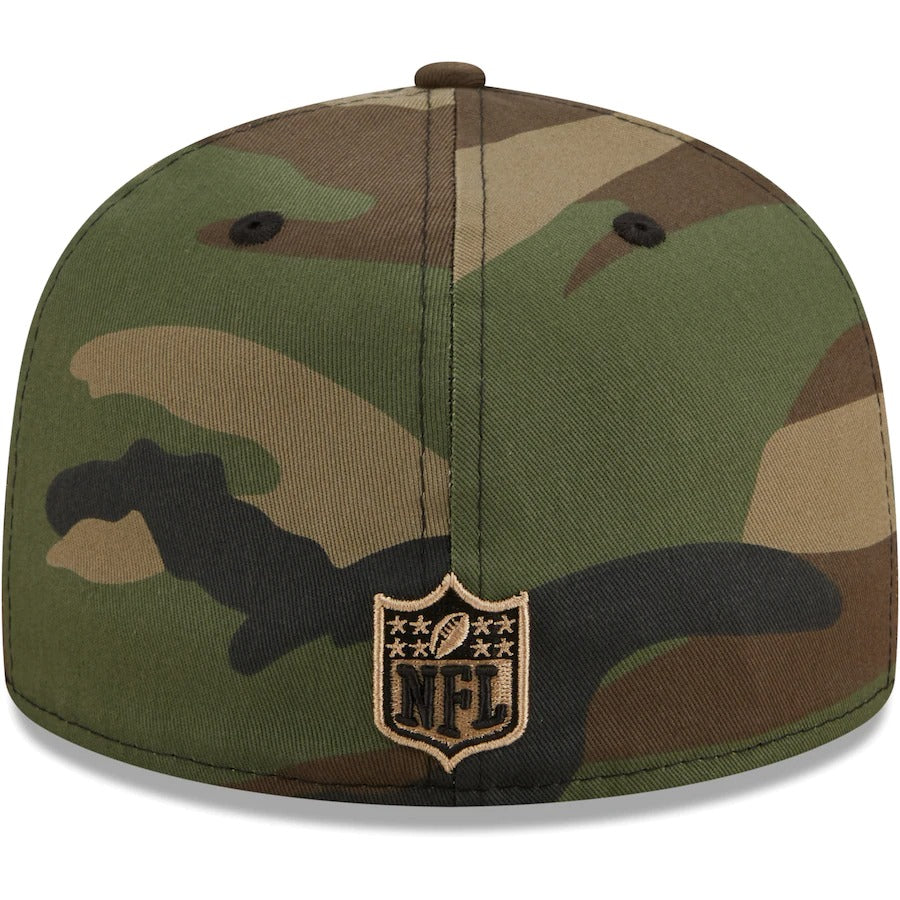 New Era Las Vegas Raiders Camo Woodland 2021 59FIFTY Fitted Hat