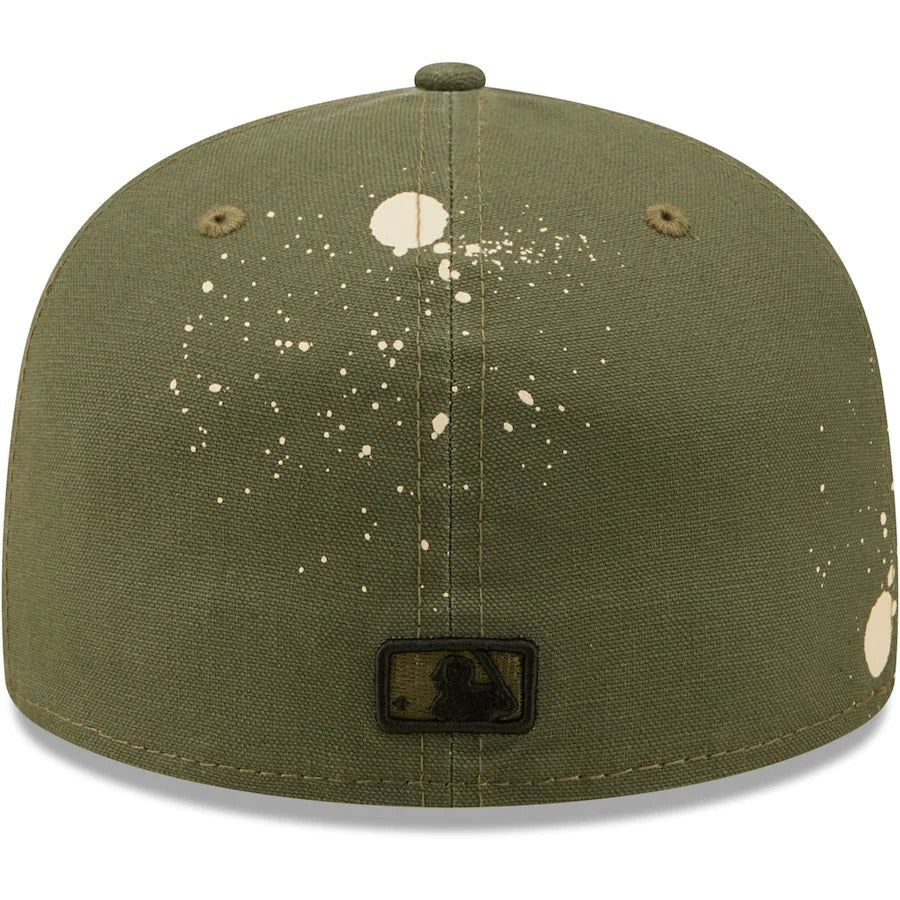 New Era Chicago White Sox Olive Splatter 59FIFTY Fitted Hat