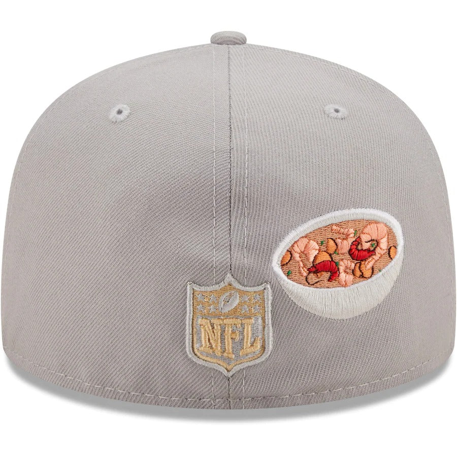 New Era New Orleans Saints Gray City Describe 59FIFTY Fitted Hat