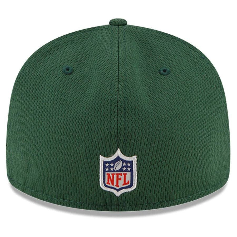 New Era Green/Black Green Bay Packers 2021 NFL Sideline Road Low Profile 59FIFTY Fitted Hat