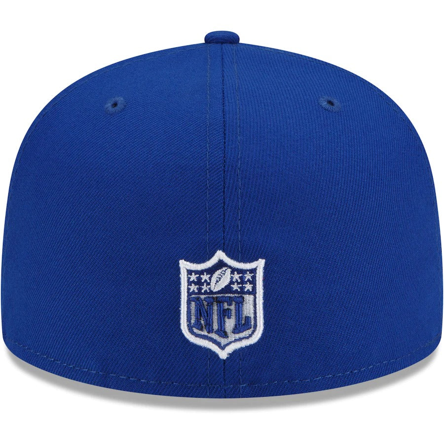 New Era New York Giants Royal Patch Up Super Bowl XLII 59FIFTY Fitted Hat