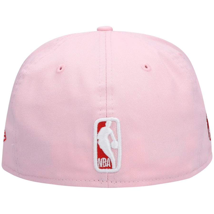 New Era Houston Rockets Pink Candy Cane 59FIFTY Fitted Hat