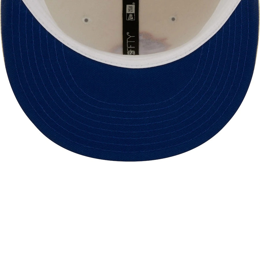 New Era New York Mets Cream 2015 World Series Chrome Alternate Undervisor 59FIFTY Fitted Hat