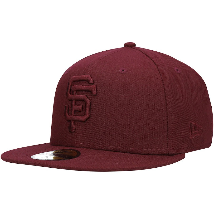New Era San Francisco Giants Maroon Oxblood Tonal 59FIFTY Fitted Hat