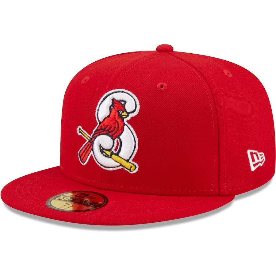 New Era Springfield Cardinals Red Authentic Collection 59FIFTY Fitted Hat