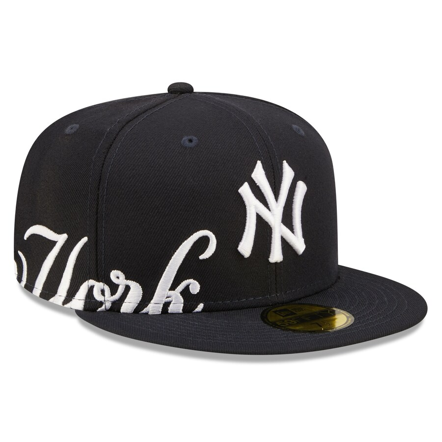 New Era New York Yankees Navy Sidesplit 59FIFTY Fitted Hat