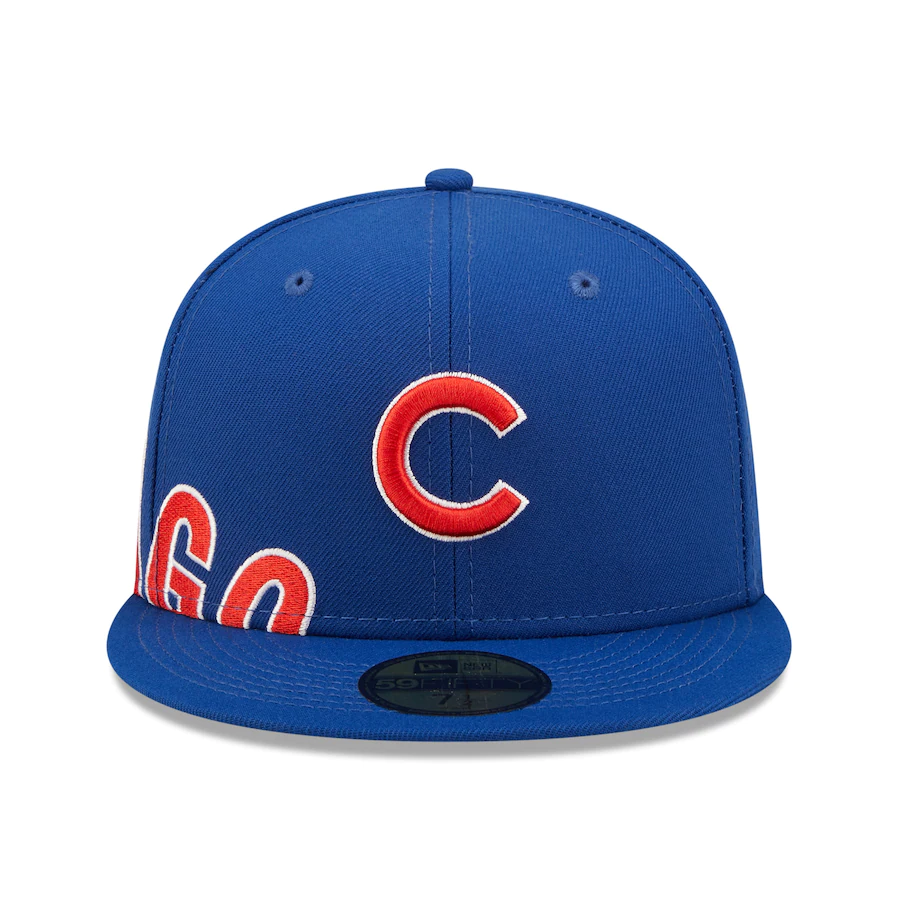 New Era Chicago Cubs Royal Sidesplit 59FIFTY Fitted Hat
