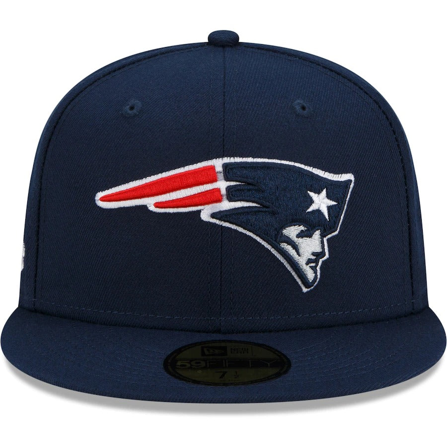 New Era New England Patriots Navy Patch Up Super Bowl XXXVI 59FIFTY Fitted Hat