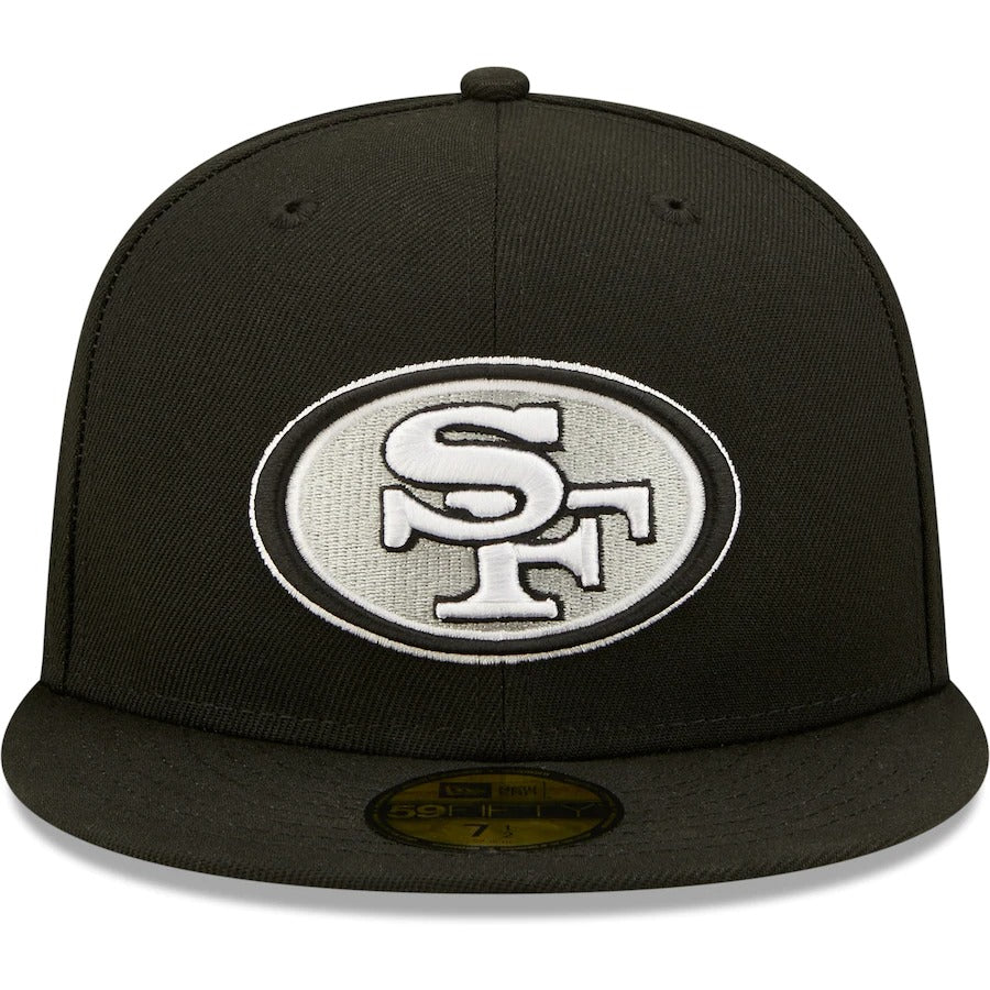 New Era San Francisco 49ers Black 60 Seasons Urban Camo Undervisor 59FIFTY Fitted Hat