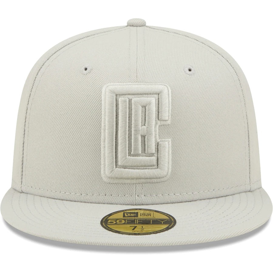 New Era  LA Clippers Gray Logo Color Pack 59FIFTY Fitted Hat