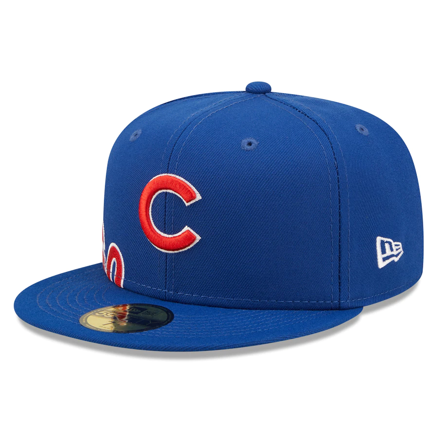 New Era Chicago Cubs Royal Sidesplit 59FIFTY Fitted Hat