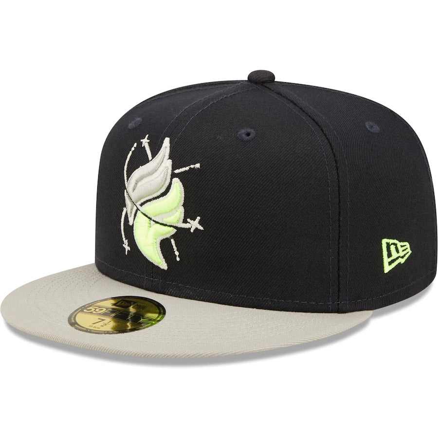 New Era Columbia Fireflies Navy Authentic Collection Team Alternate 59FIFTY Fitted Hat