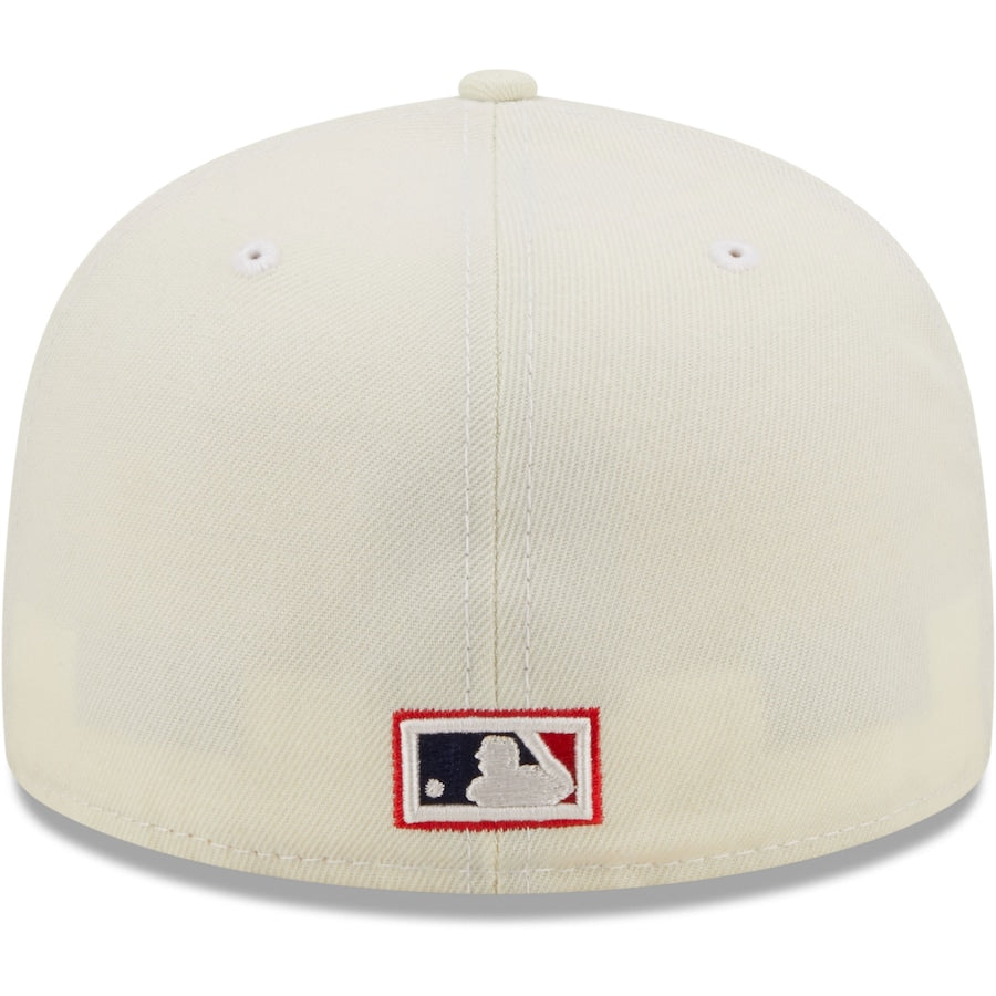 New Era Cleveland Indians Cream 1920 World Series Chrome Alternate Undervisor 59FIFTY Fitted Hat