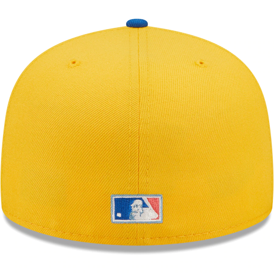New Era Philadelphia Phillies Gold/Azure 1984-1991 Alternate Logo Undervisor 59FIFTY Fitted Hat