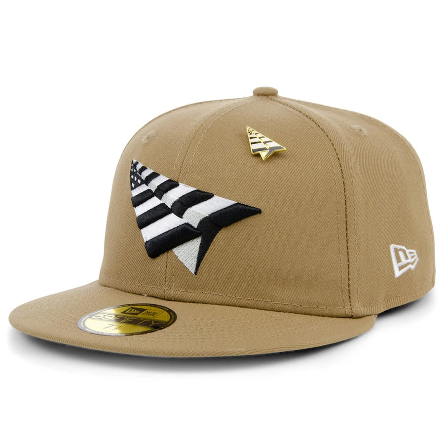 New Era x Paper Planes Logo Khaki 59FIFTY Fitted Hat