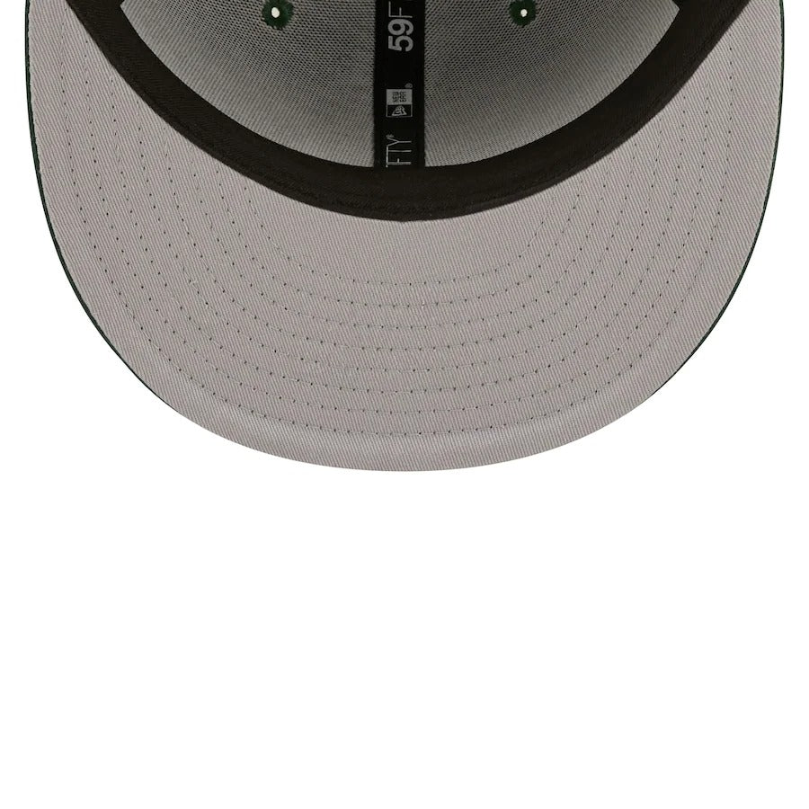 New Era Milwaukee Bucks Hunter Green Splatter 59FIFTY Fitted Hat