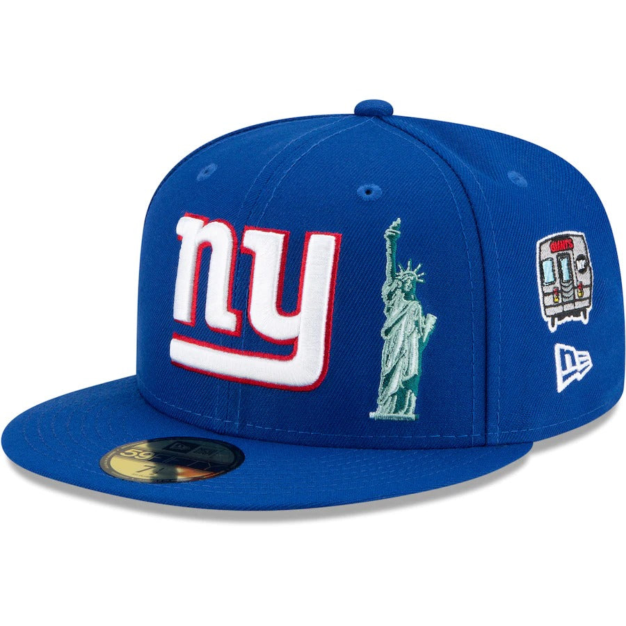 New Era Royal New York Giants City Transit 59FIFTY Fitted Hat