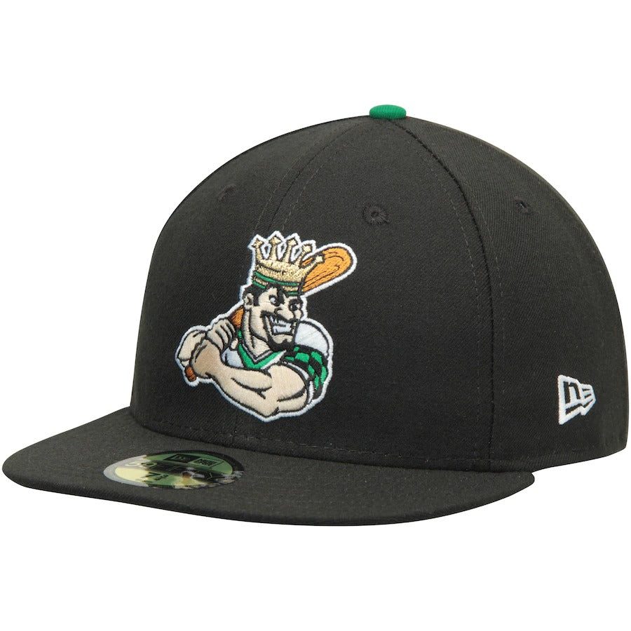 New Era Black Clinton LumberKings Authentic 59FIFTY Fitted Hat