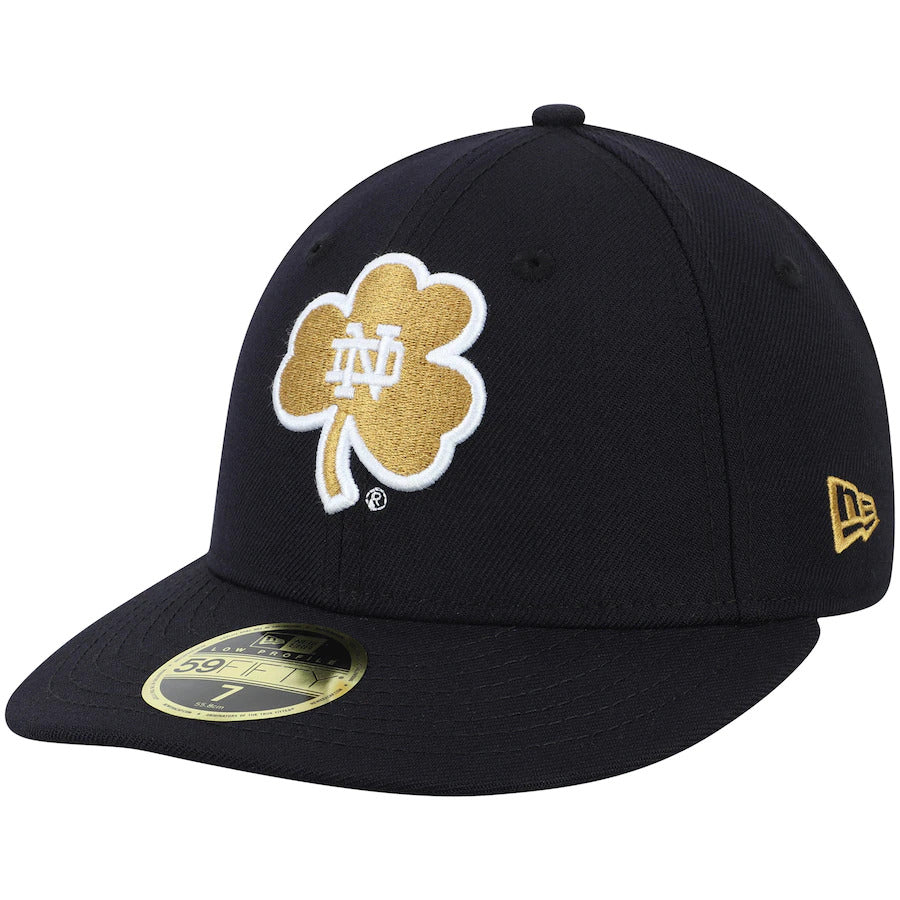 New Era Notre Dame Fighting Irish Navy Blue Basic Low Profile 59FIFTY Fitted Hat