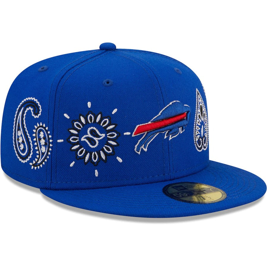 New Era Buffalo Bills Royal Bandana 59FIFTY Fitted Hat