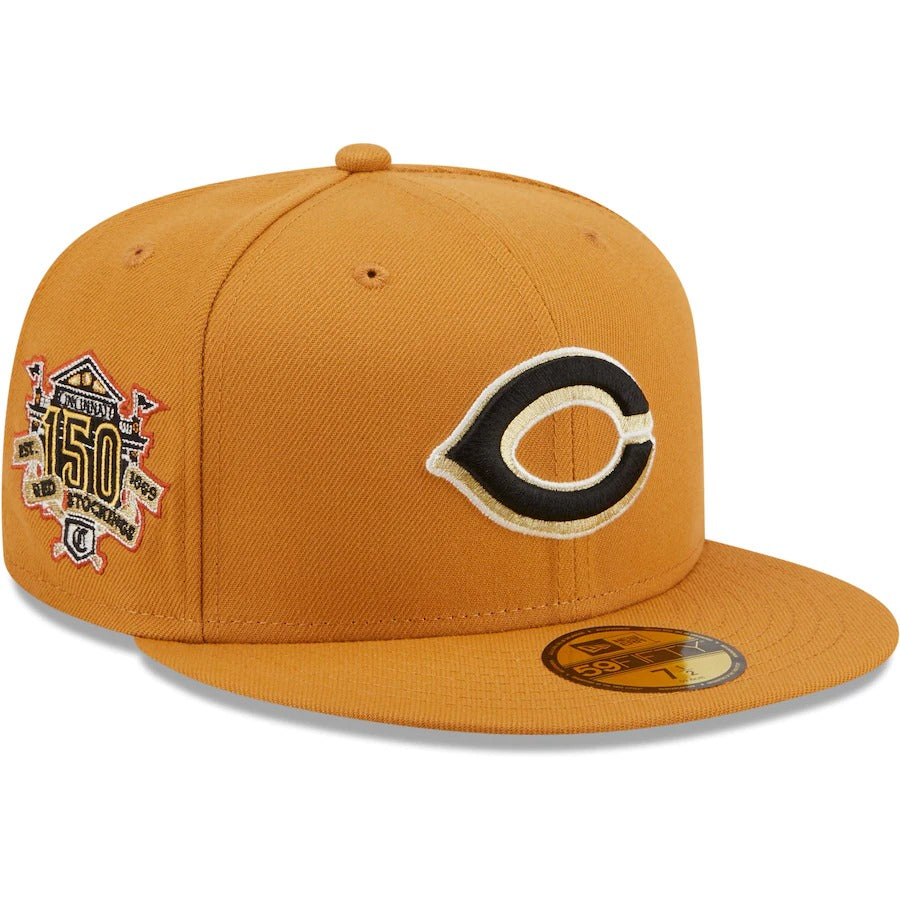 New Era Cincinnati Reds 150th Anniversary Timbs 59FIFTY Fitted Hat